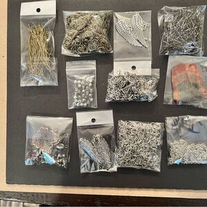 Over 10 Bundles of Assorted Jewelry Making Supplies